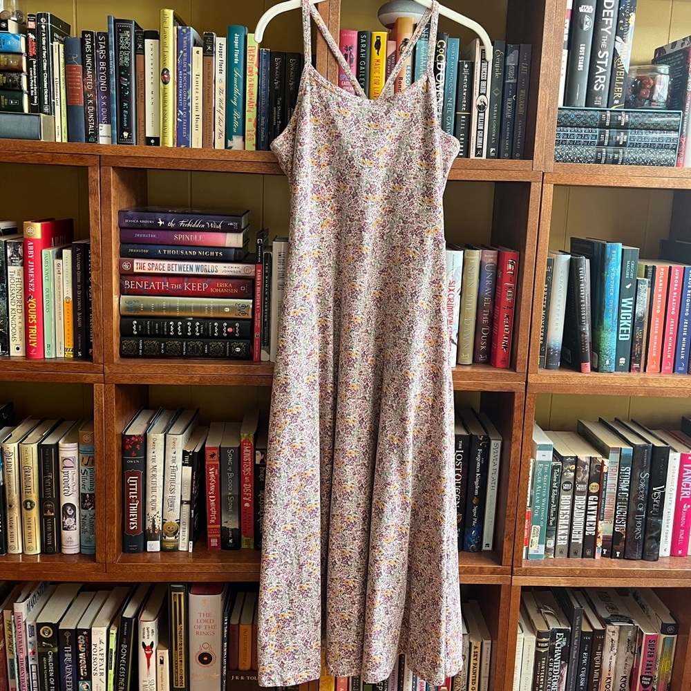 Pact Midi Fit and Flare Floral Dress